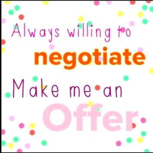 No reasonable offer will ever be refused. Don't forget to bundle and save!